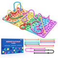 Silicone Sensory Activity Board | Shape Matching Fidget Toy for Focus, ADHD, Autism & Screen-Free Travel Play